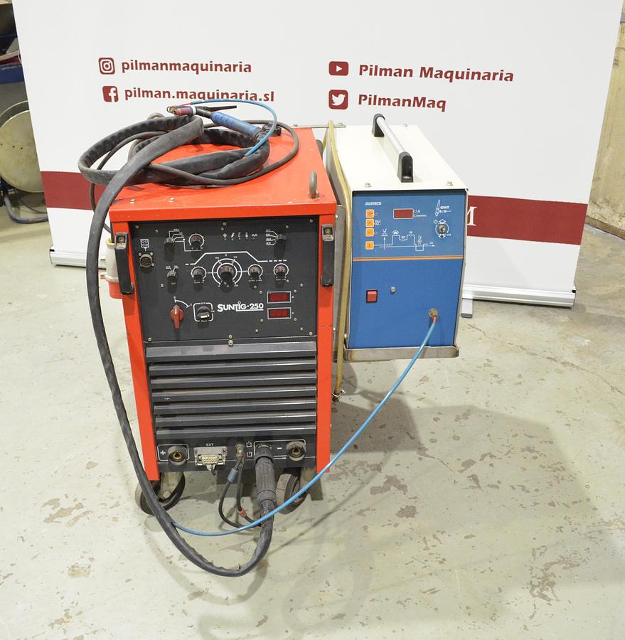 Usado Soldadora tig Suntig 250 con alimentación de hilo