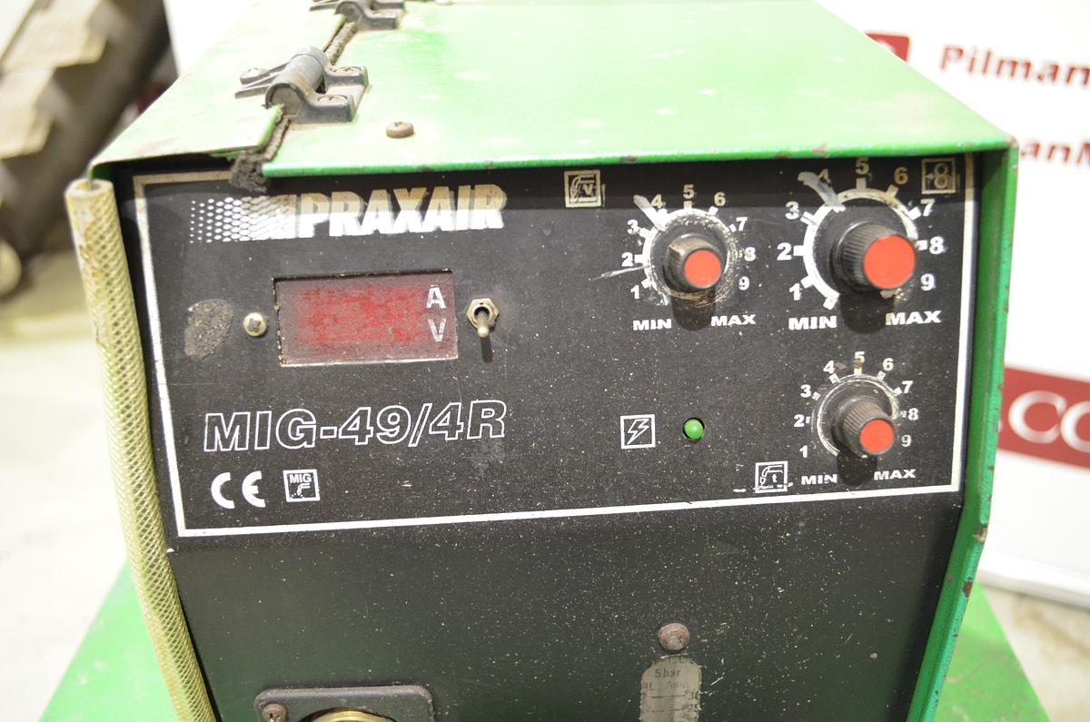Usado Maquina soldar mig Praxair ACTUAL-406 con devanadera