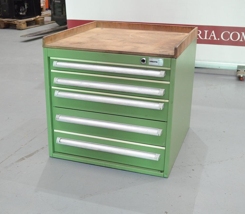 Usado Armario metalico cajones UNCETA 600x640x590(h)mm