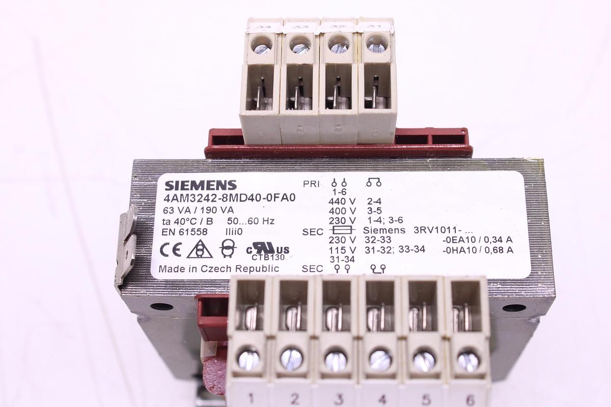 Usado Transformador SIEMENS 4AM3242-8MD40-0FA0