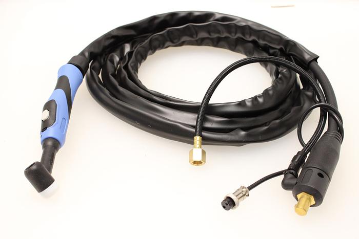 WP17 SR-17 TIG Welding Torch - Gas Cooled, 4 Meter Length, Complete With RIVERWELDstore