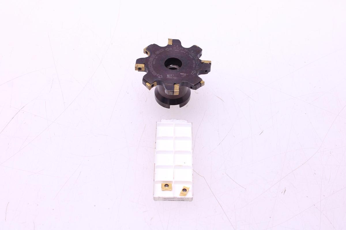 Usado Disco Fresado SECO R335.18-080.08.22-4N + Widias LNKT050408PPTN4