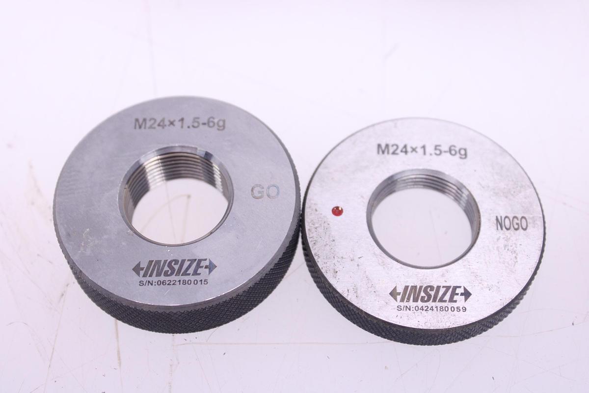 Usado Lote Calibre de Anillo fino Métrico - 18 Unidades