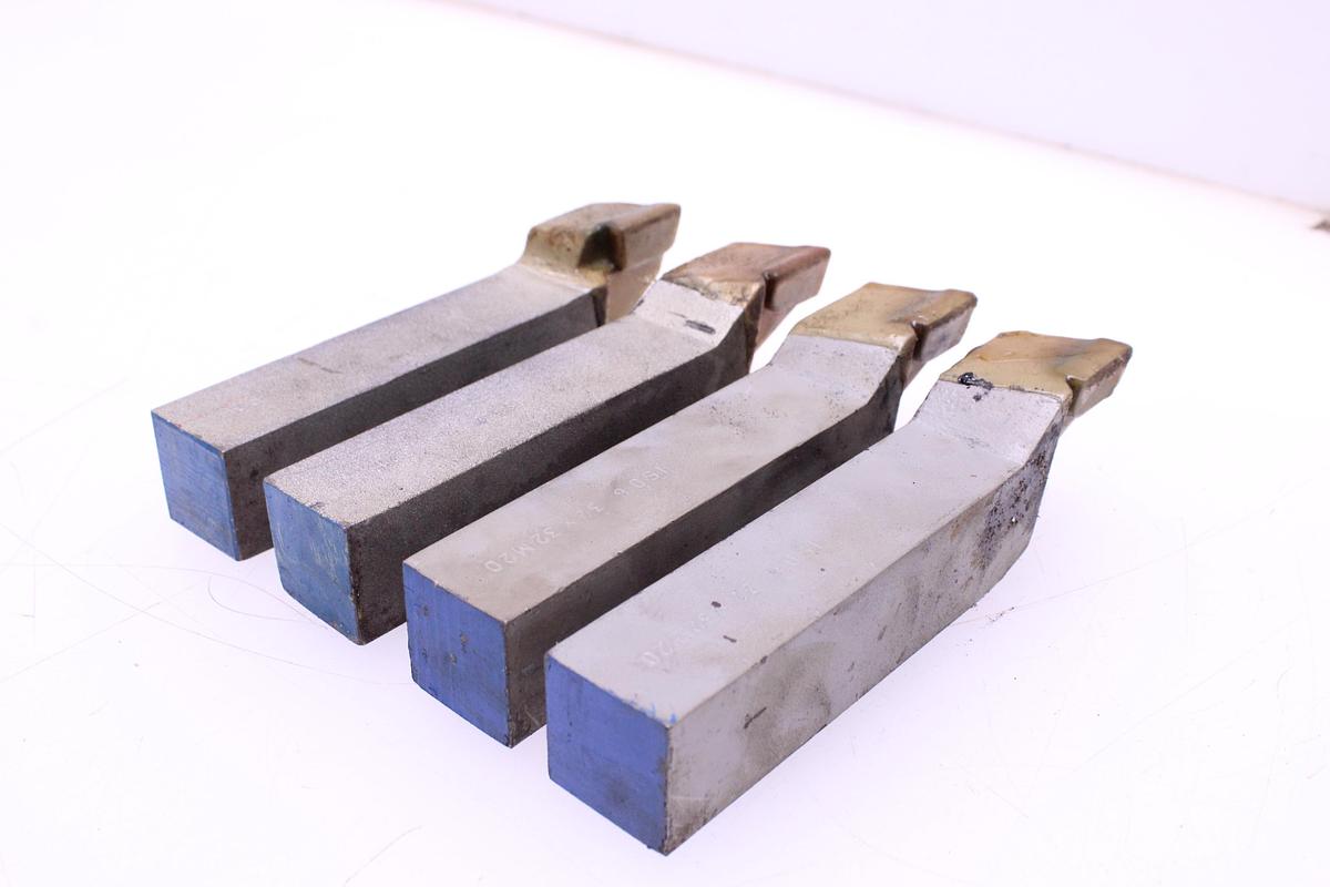 Usado Lote Cuchillas de Tornear Metal Duro - 4 Unidades