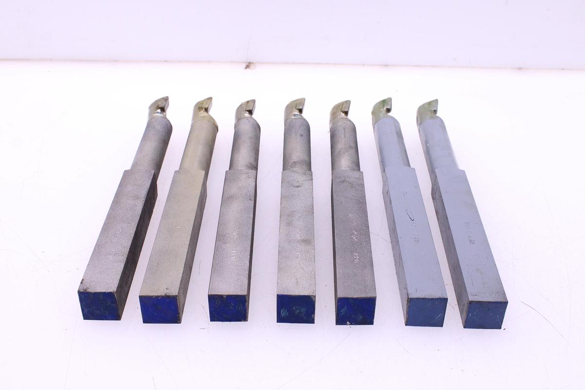 Usado Lote Cuchillas de Tornear Metal Duro 32x32 - 7 Unidades