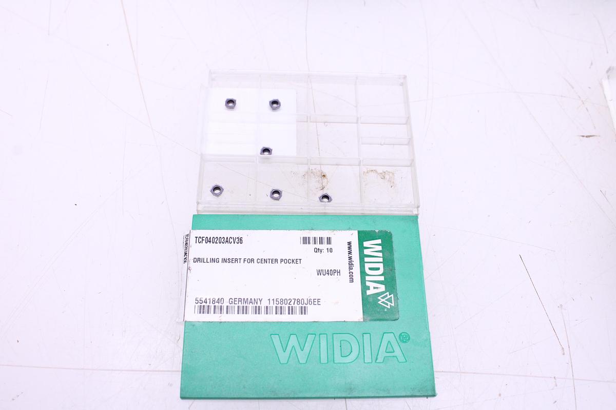 Usado Plaquitas Widia TCF0402 / TCF0502 / TCF0602
