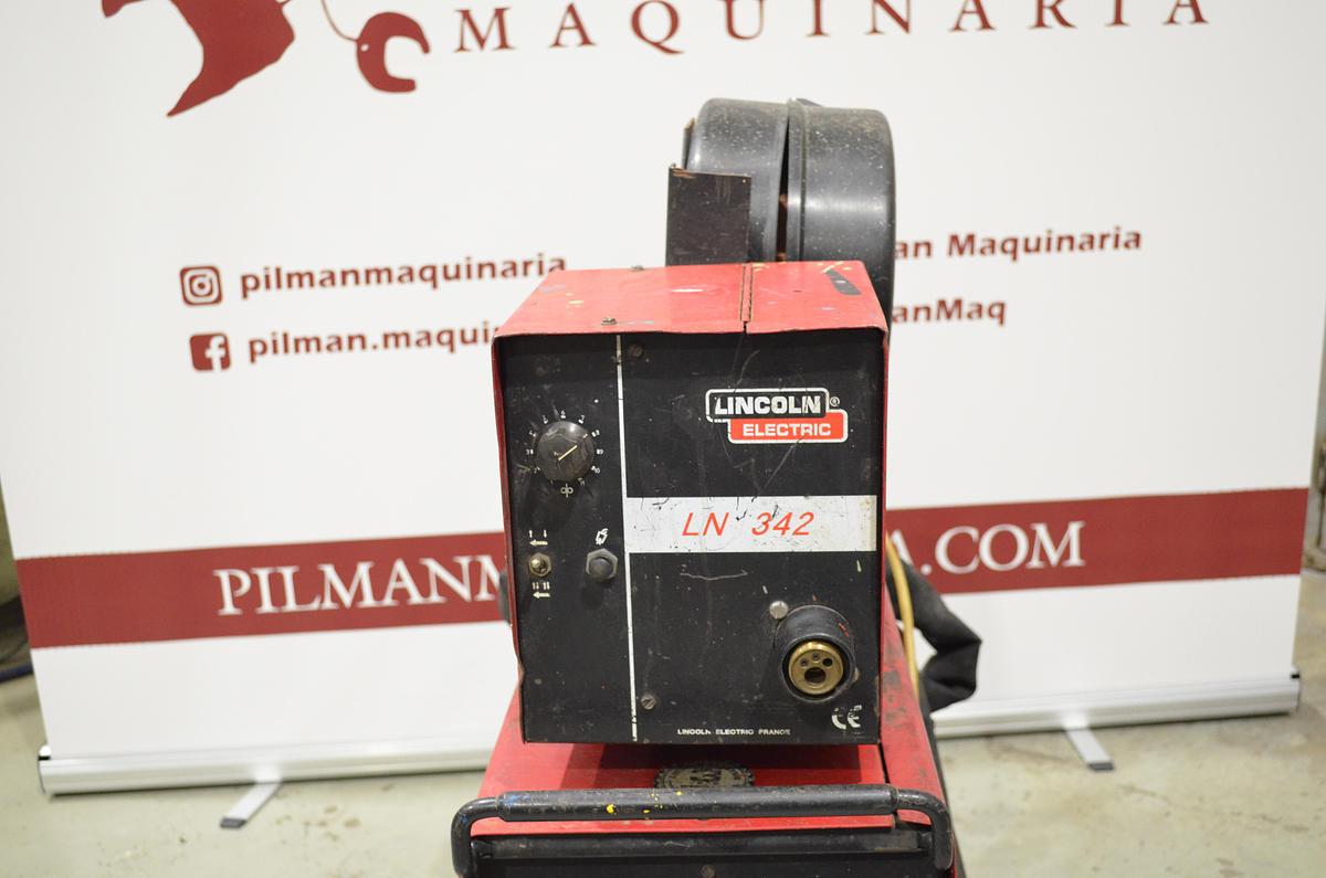Usado Maquina soldar Lincoln CV 350T con devanadera LN 324 8m