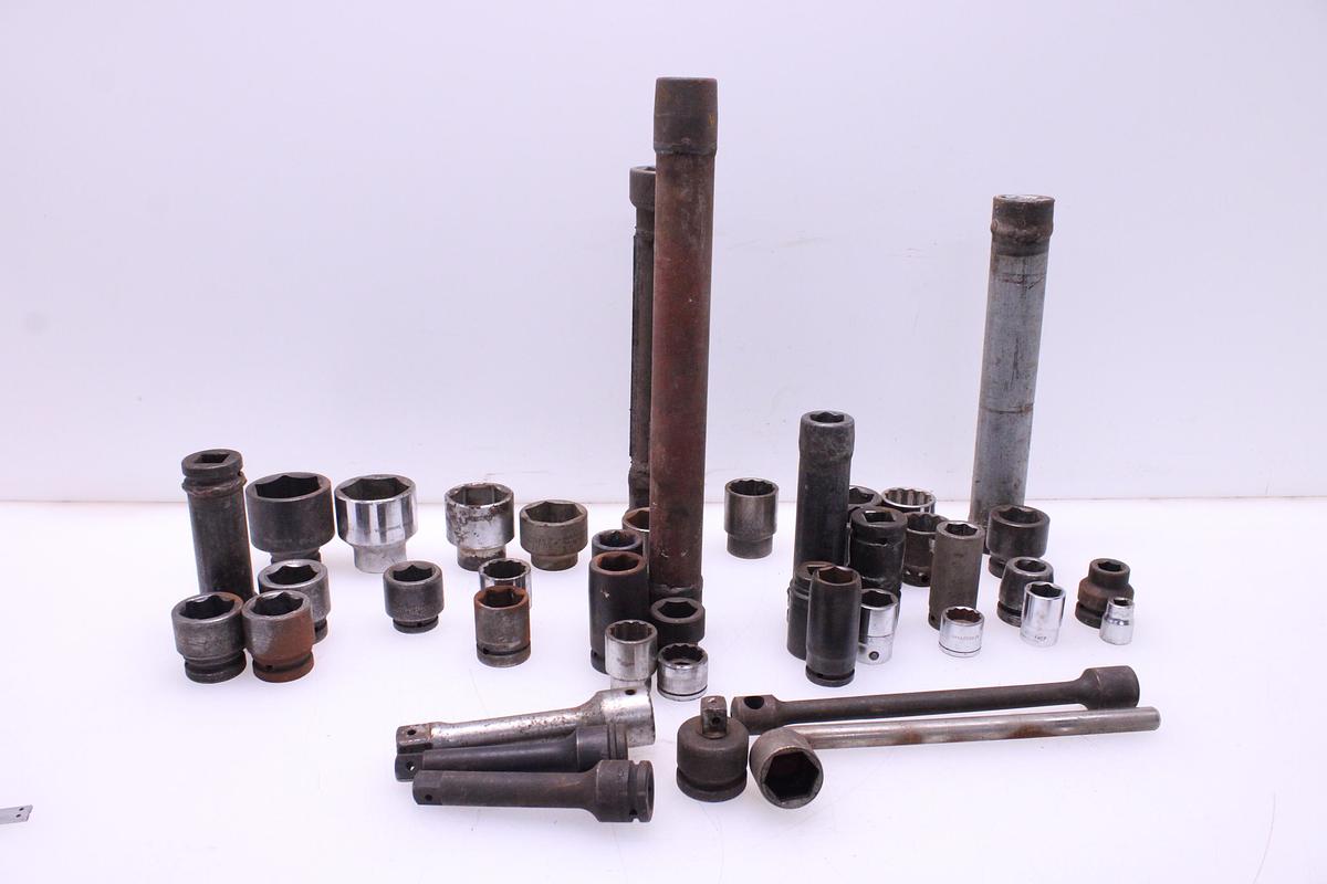 Usado Lote Llaves de Vaso 65mm a 22mm - 42 Unidades