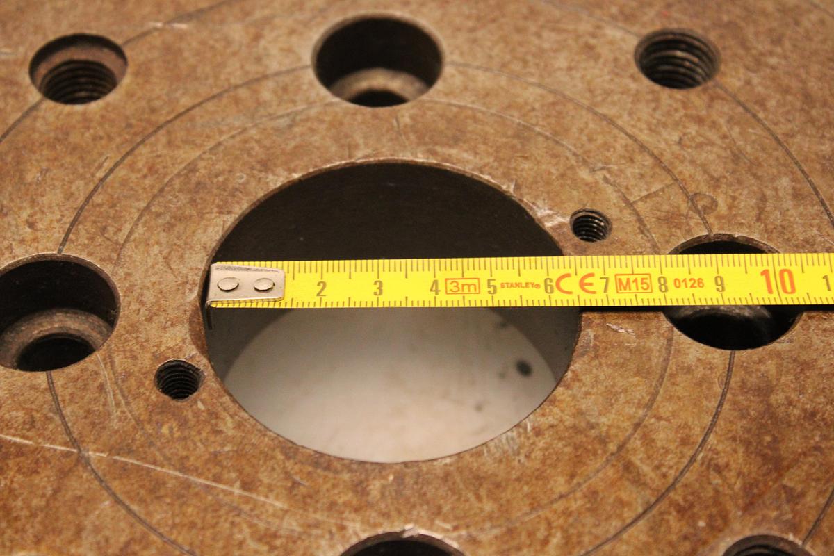 Usado Plato Plano para Torno 400 mm