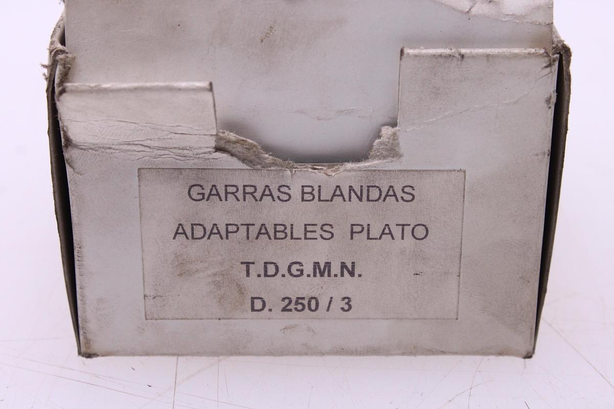 Usado Juego Garras Blandas Plato TdeG 250 mm - 3 Unidades