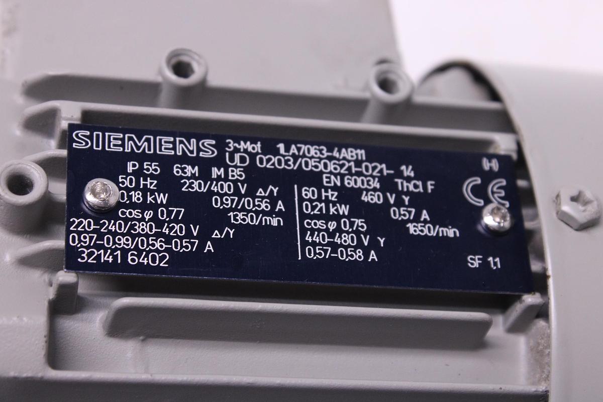 Usado Motorreductor Siemens 1LA7063-4AB11