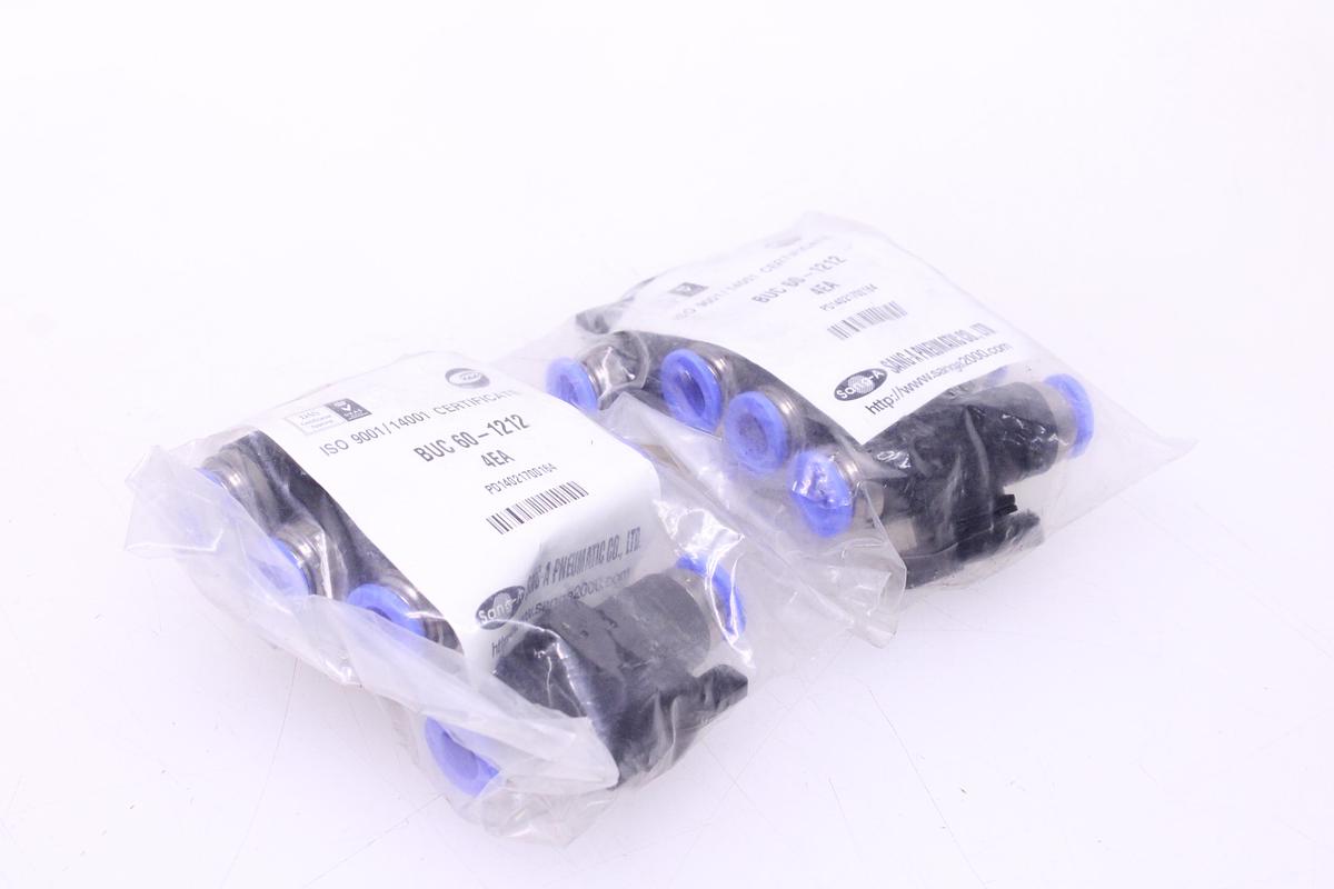 Usado Racores Válvula De Bola M12-M12 - 8 Unidades Sang-A GBUC 60 12-12