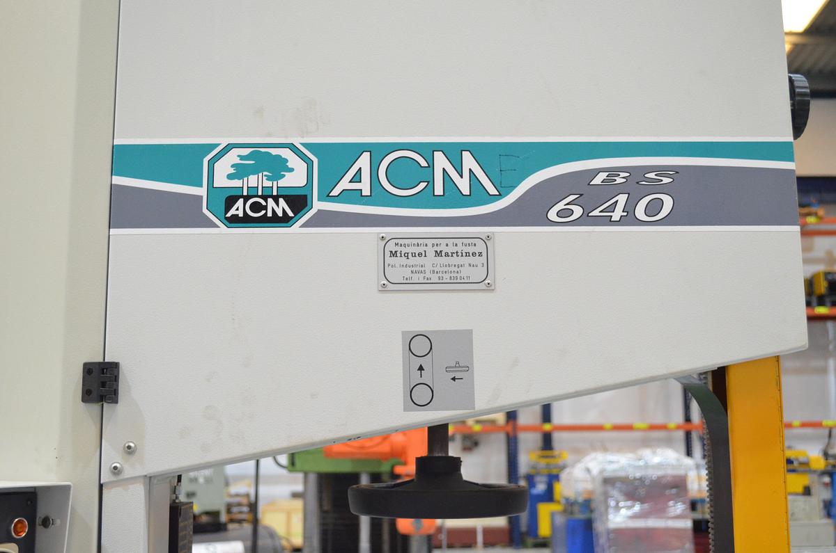 Usado Sierra cinta vertical ACM BS 640