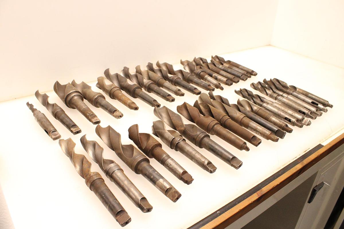 Usado 33 Brocas Mango Cónico MT4 - 17,5 hasta 64 mm