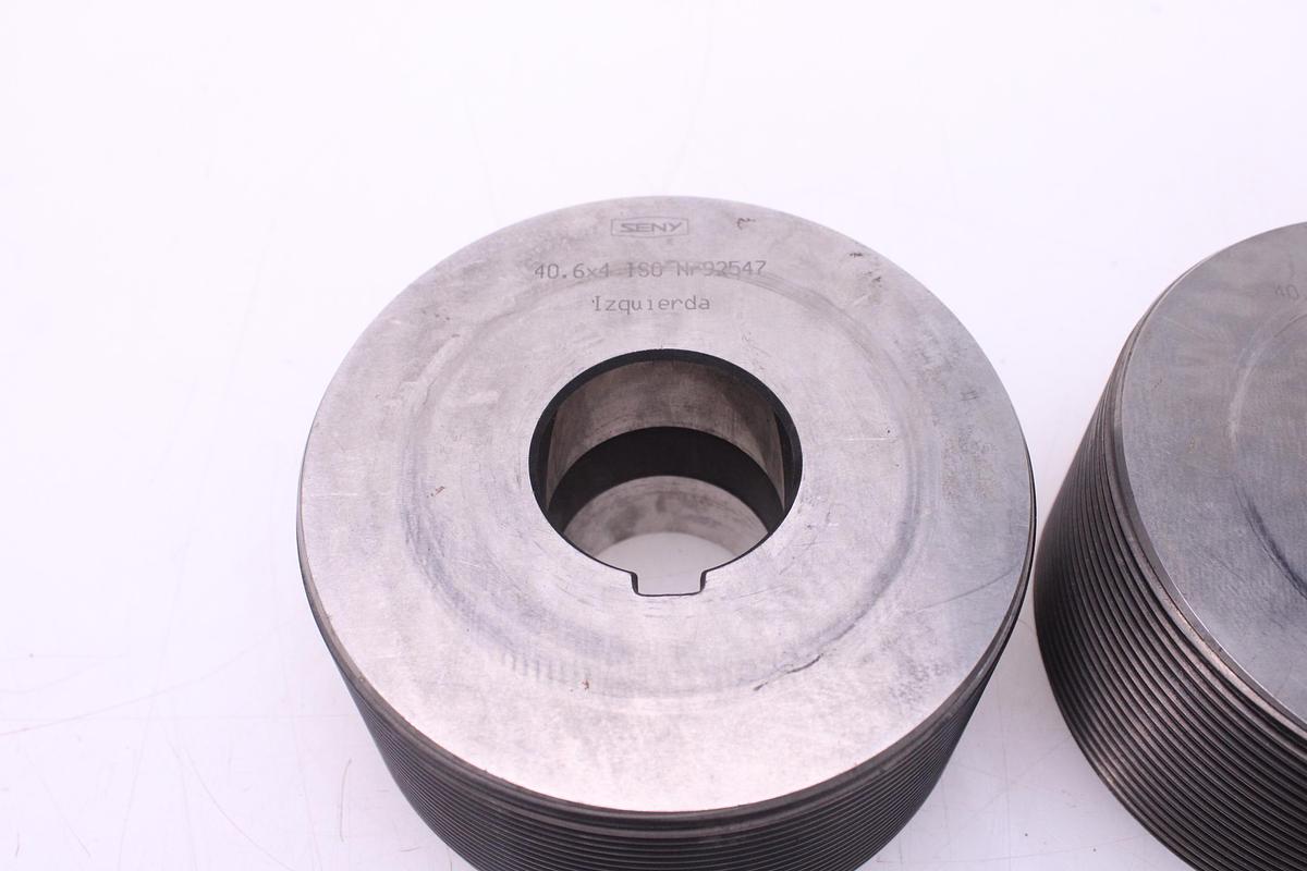 Usado Lote 2 Rodillos Laminadora de Roscas SENY 40.6X4