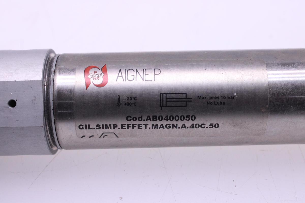 Usado Cilindro AIGNEP Simple Efecto Magnético AB0400050