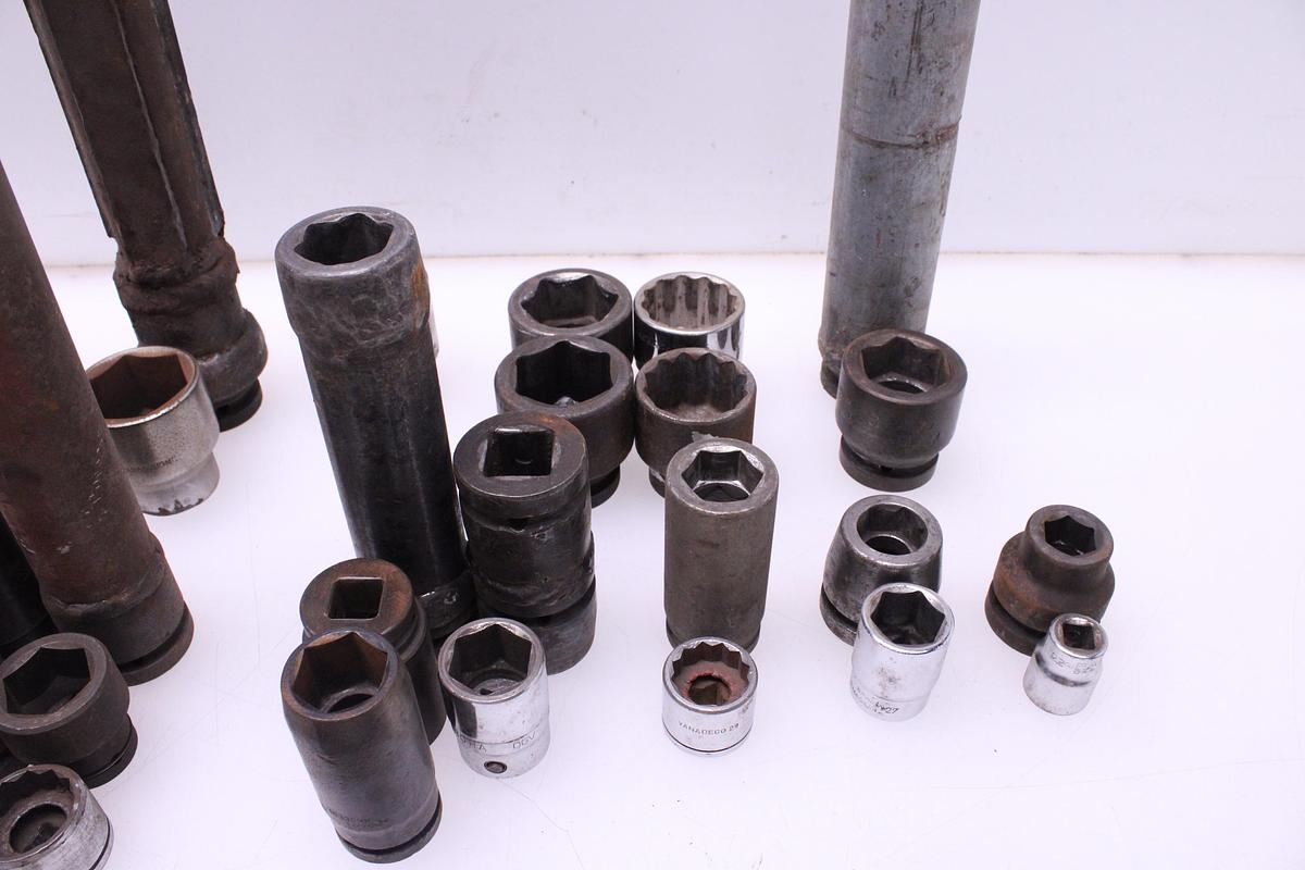 Usado Lote Llaves de Vaso 65mm a 22mm - 42 Unidades