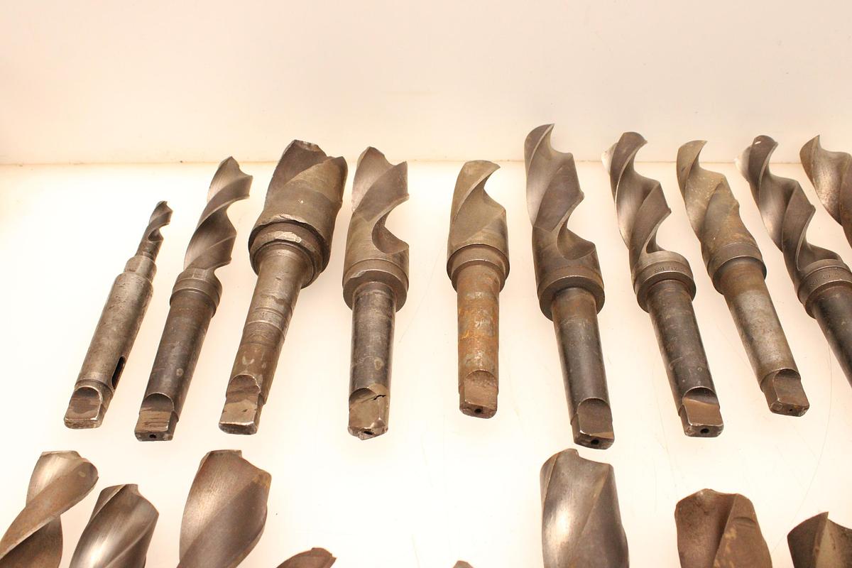 Usado 33 Brocas Mango Cónico MT4 - 17,5 hasta 64 mm