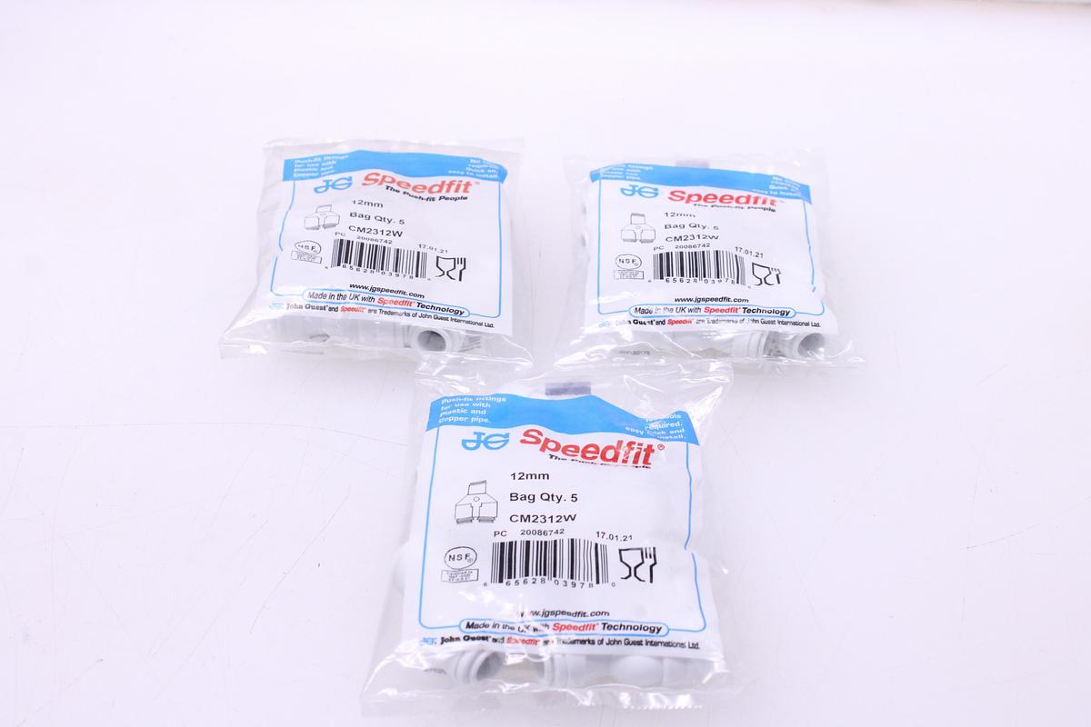 Usado Racores Divisor 2 Vias M12-M12 - 30 Unidades John Guest CM2312W