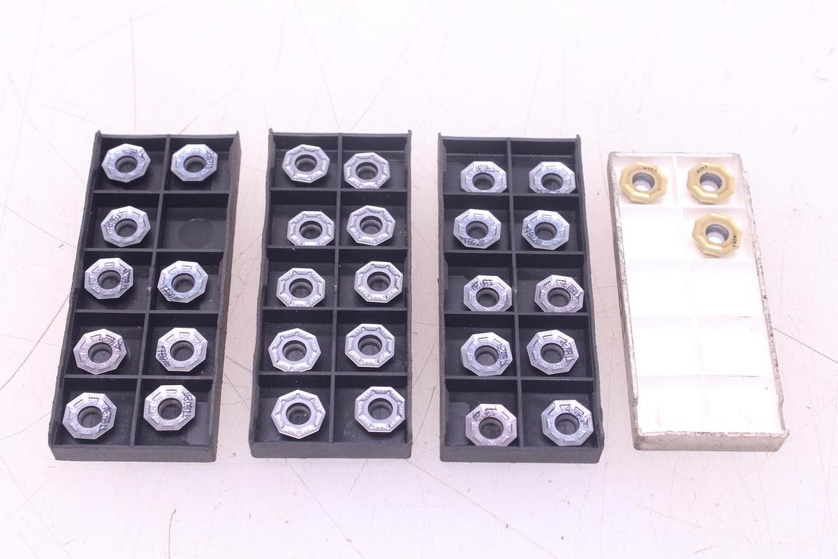 Usado Fresa Portaplaquitas Taegutec TFM430FS-8100-32R-05 + Widias OFMT050405