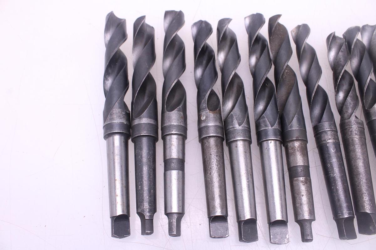 Usado 17 Brocas Taladro Mango Cónico Morse MT3