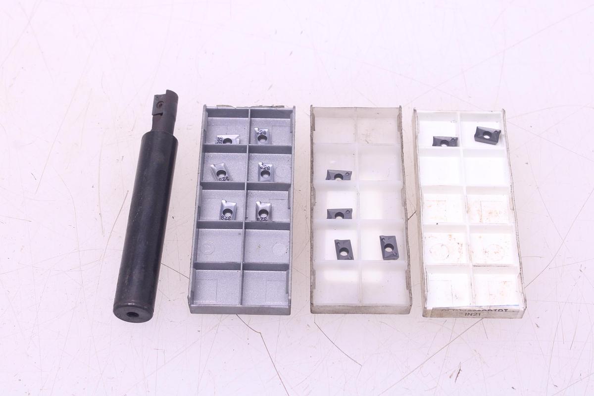 Usado Fresa Portaplaquitas + Widias APKT1003PDTR