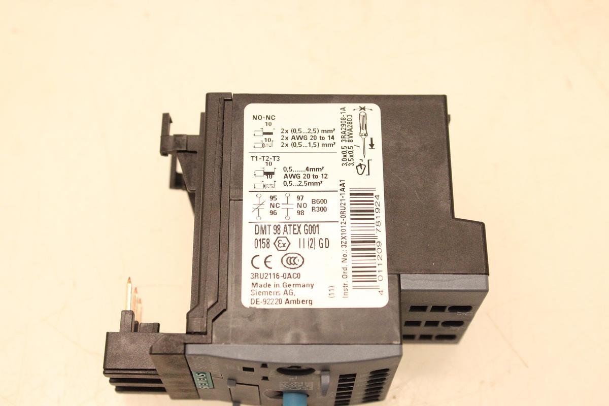 Usado Relé Térmico SIEMENS SIRIUS 3RU2116-0AC0