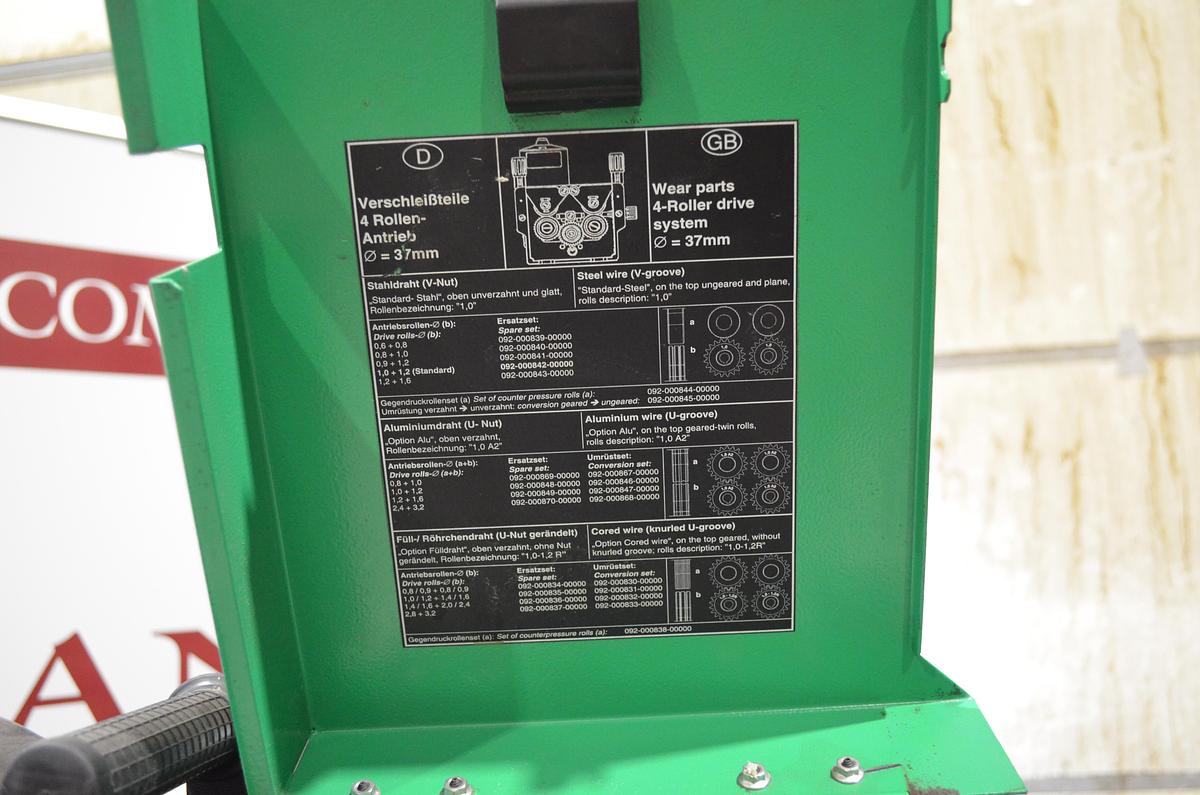 Usado Maquina soldar mig pulsada Praxair - Ewm Phoenix 400 con devanadera Phoenix Drive 4L