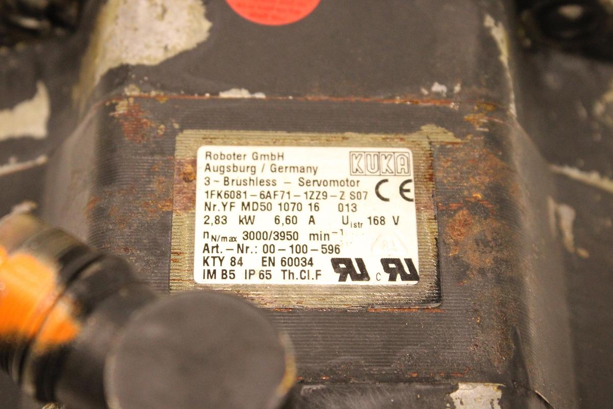 Usado Servomotor KUKA 1FK6081-6AF71-1ZZ9-Z S07