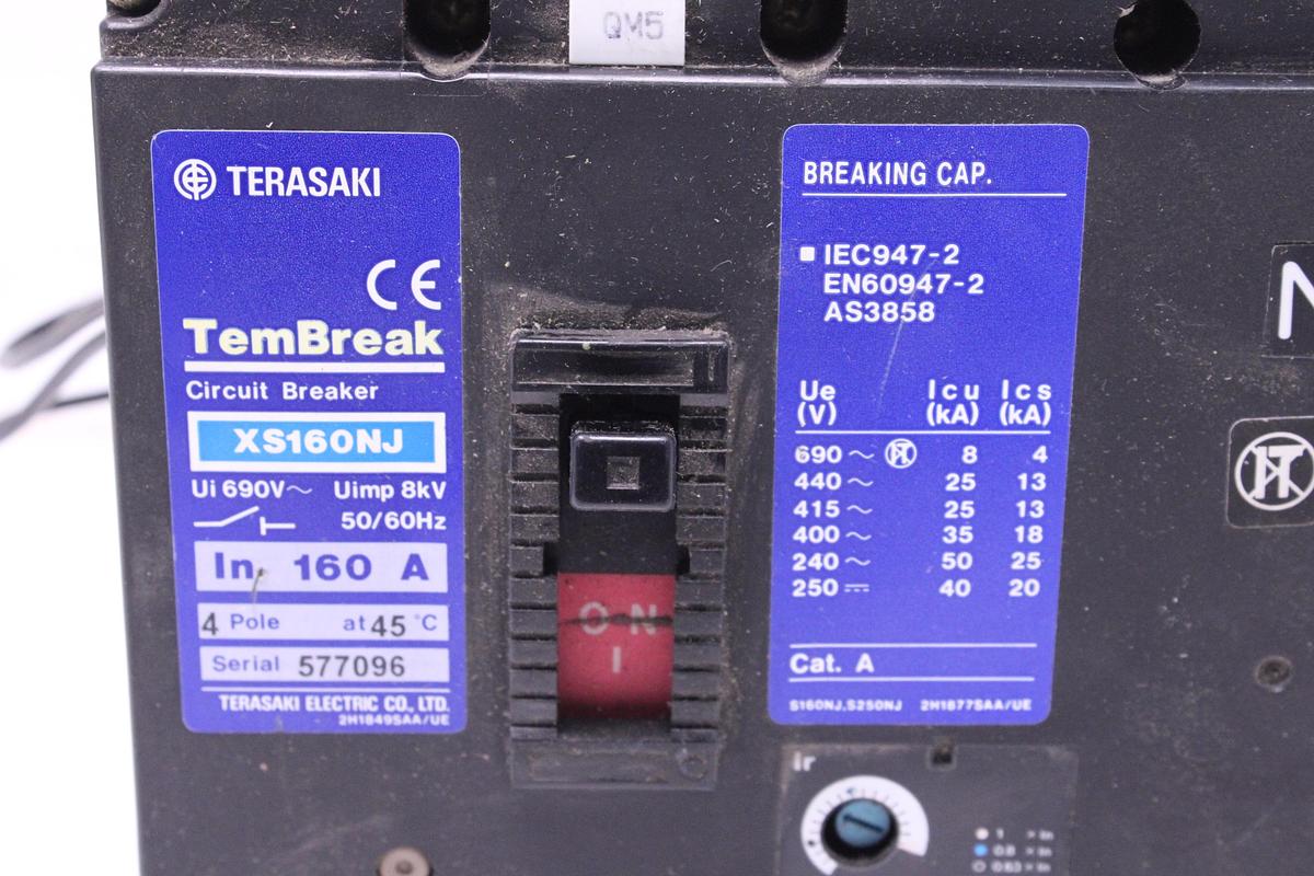 Usado Disyuntor Terasaki TemBreak XS160NJ