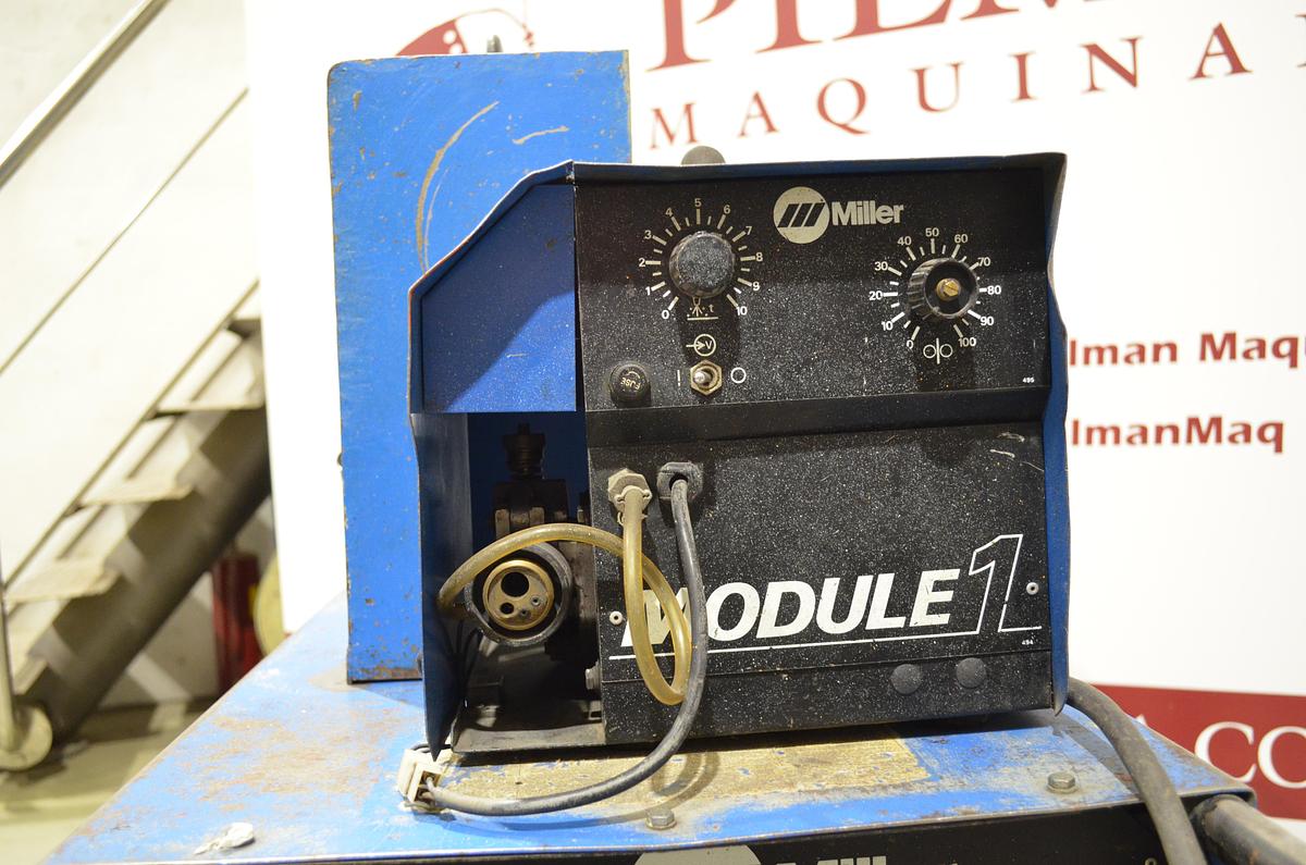 Usado Maquina soldar hilo Miller Sigma 735 con devanadera Module 1