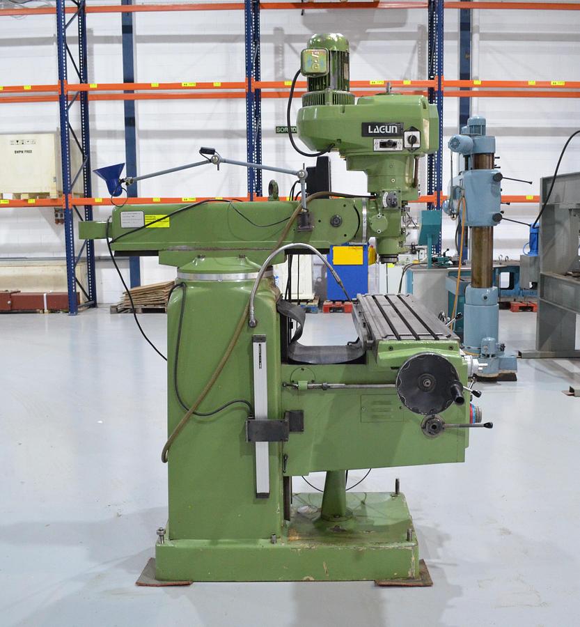 Usado Fresadora torreta Lagun FTV-4 visualizador Fagor X Y Z