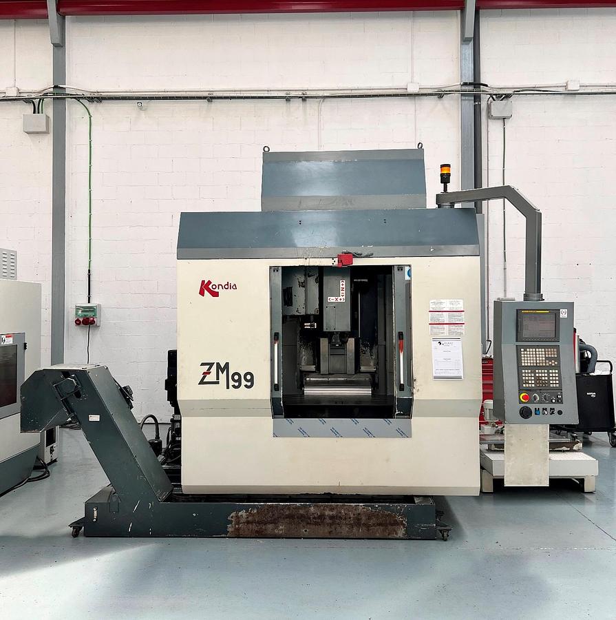 Usado Centro mecanizado KONDIA ZM 99 MF cnc FANUC - 4 ejes