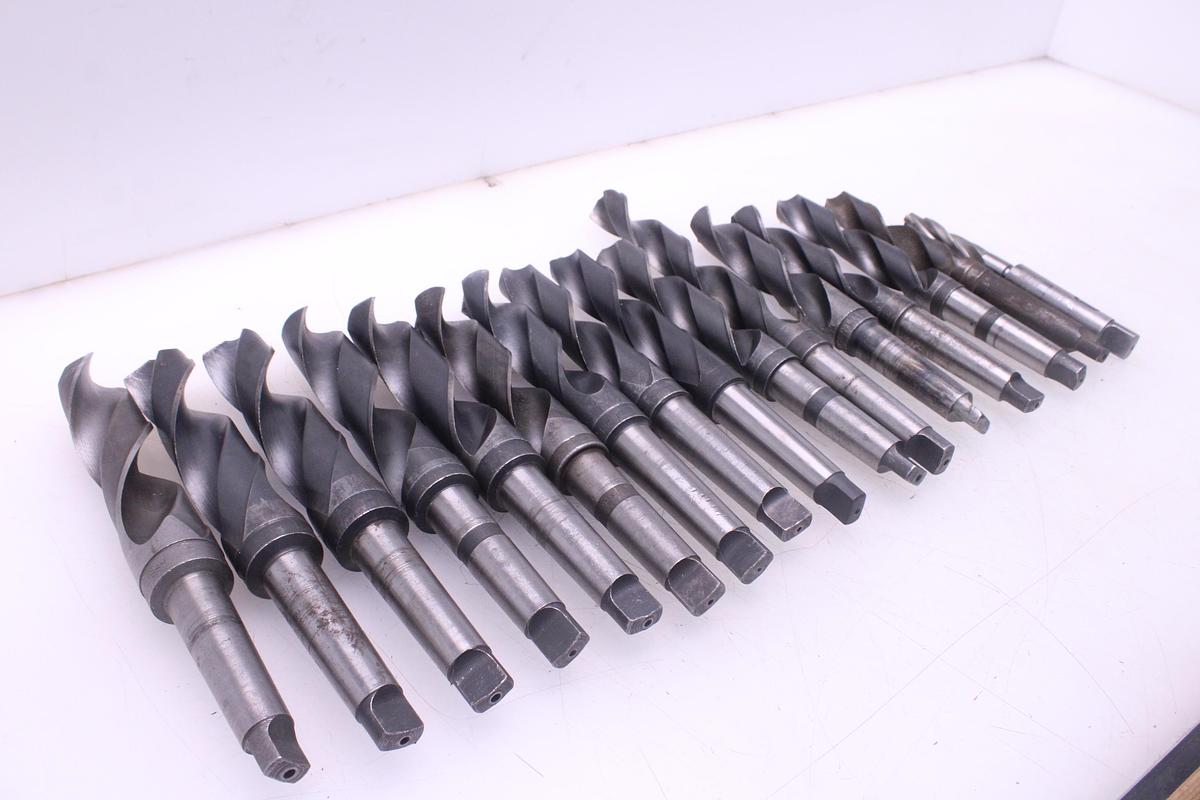 Usado 16 Brocas Taladro Mango Cónico Morse MT4