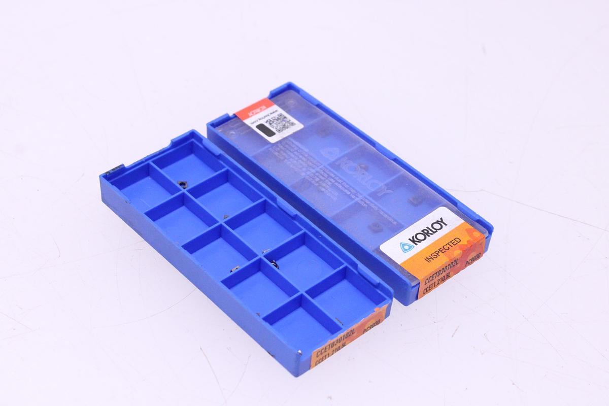 Usado Plaquitas de Widia Korloy CCET030102L