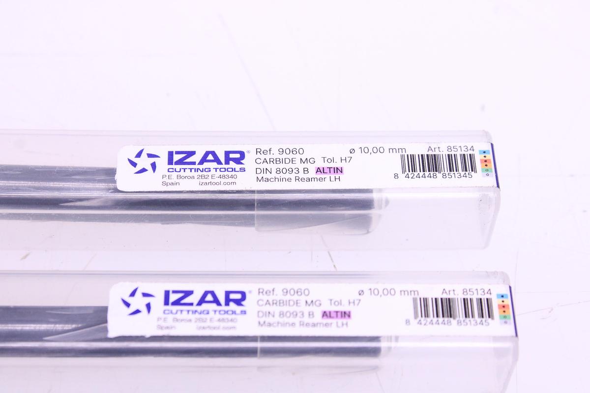 Usado Escariadores Micrograno IZAR M10 DIN 8093-2-ALTIN - 2 Unidades