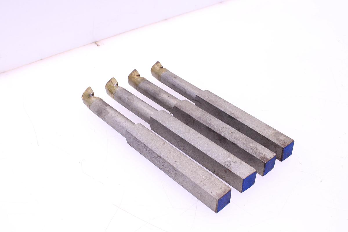 Usado Lote Cuchillas de Tornear Metal Duro 25x25 - 4 Unidades