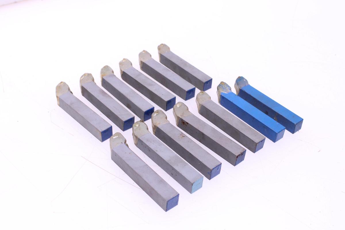 Usado Lote Cuchillas de Tornear Metal Duro 16x16 - 13 Unidades