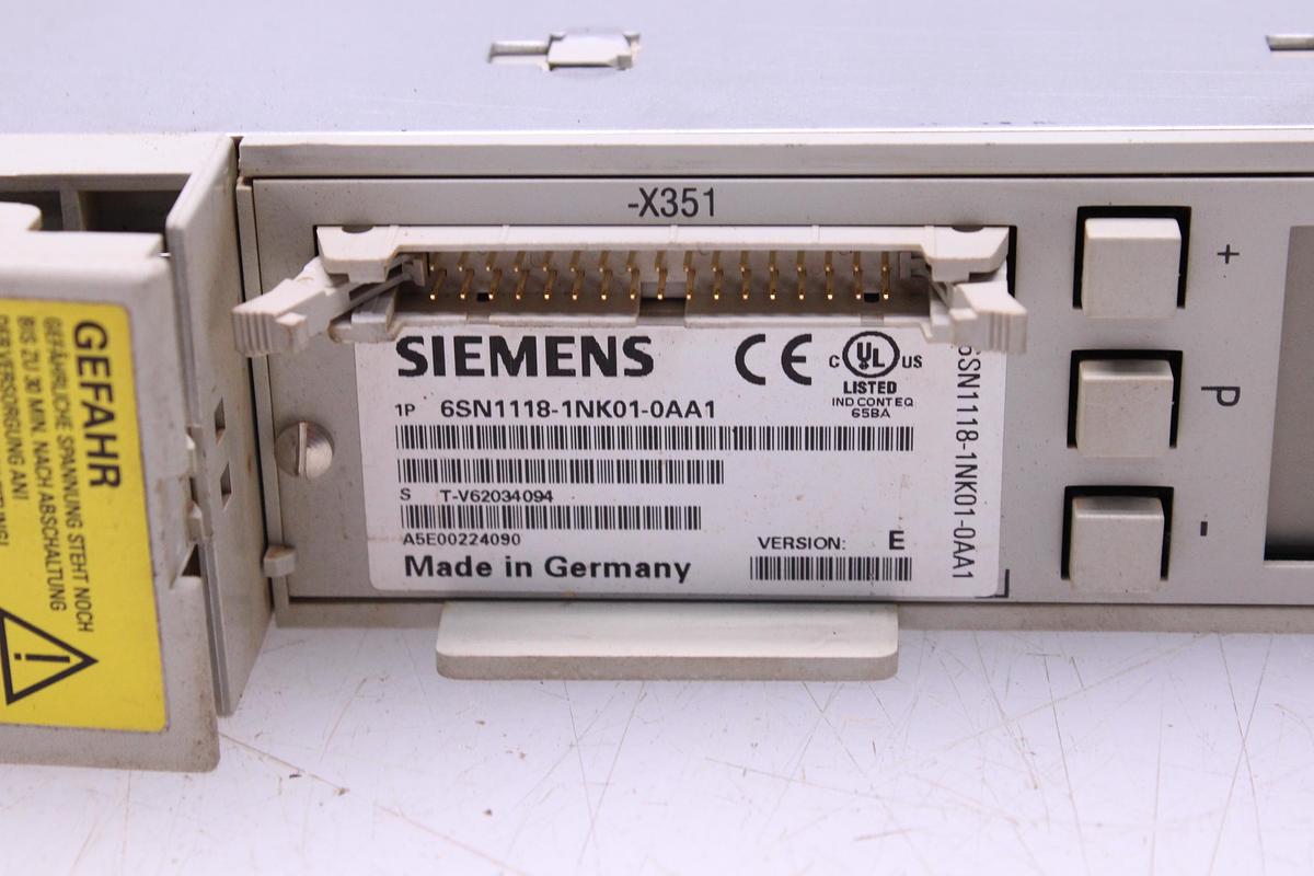 Usado Modulo de Potencia SIMODRIVE 611 Siemens 6SN1123-1AA00-0CA2
