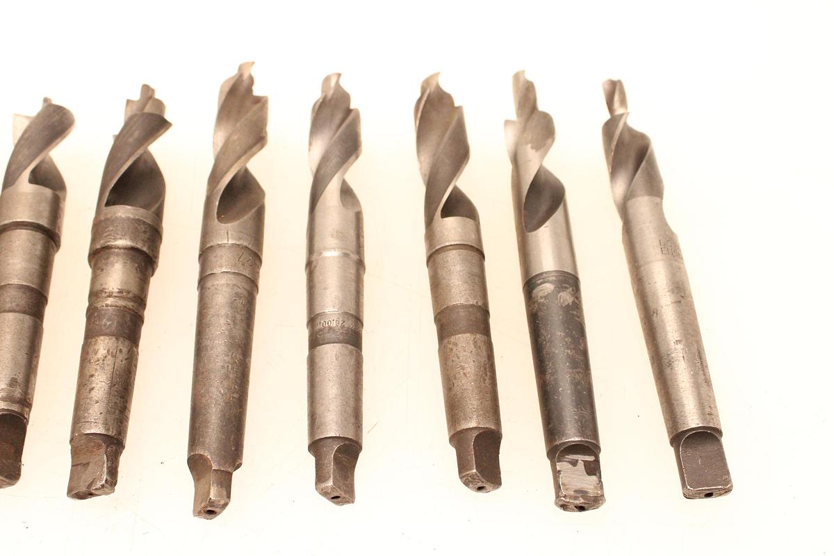 Usado Lote Brocas Escalonadas cono morse M3