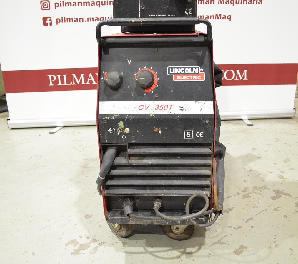 Usado Maquina soldar Lincoln CV 350T con devanadera LN 324 8m