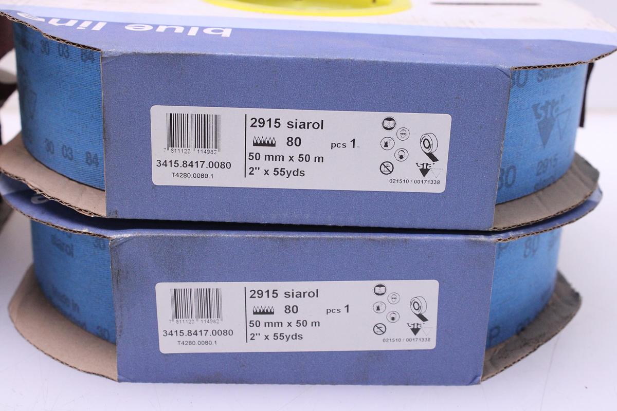 Usado Bandas Abrasivas SIA 2915 Siarol - 5 Unidades