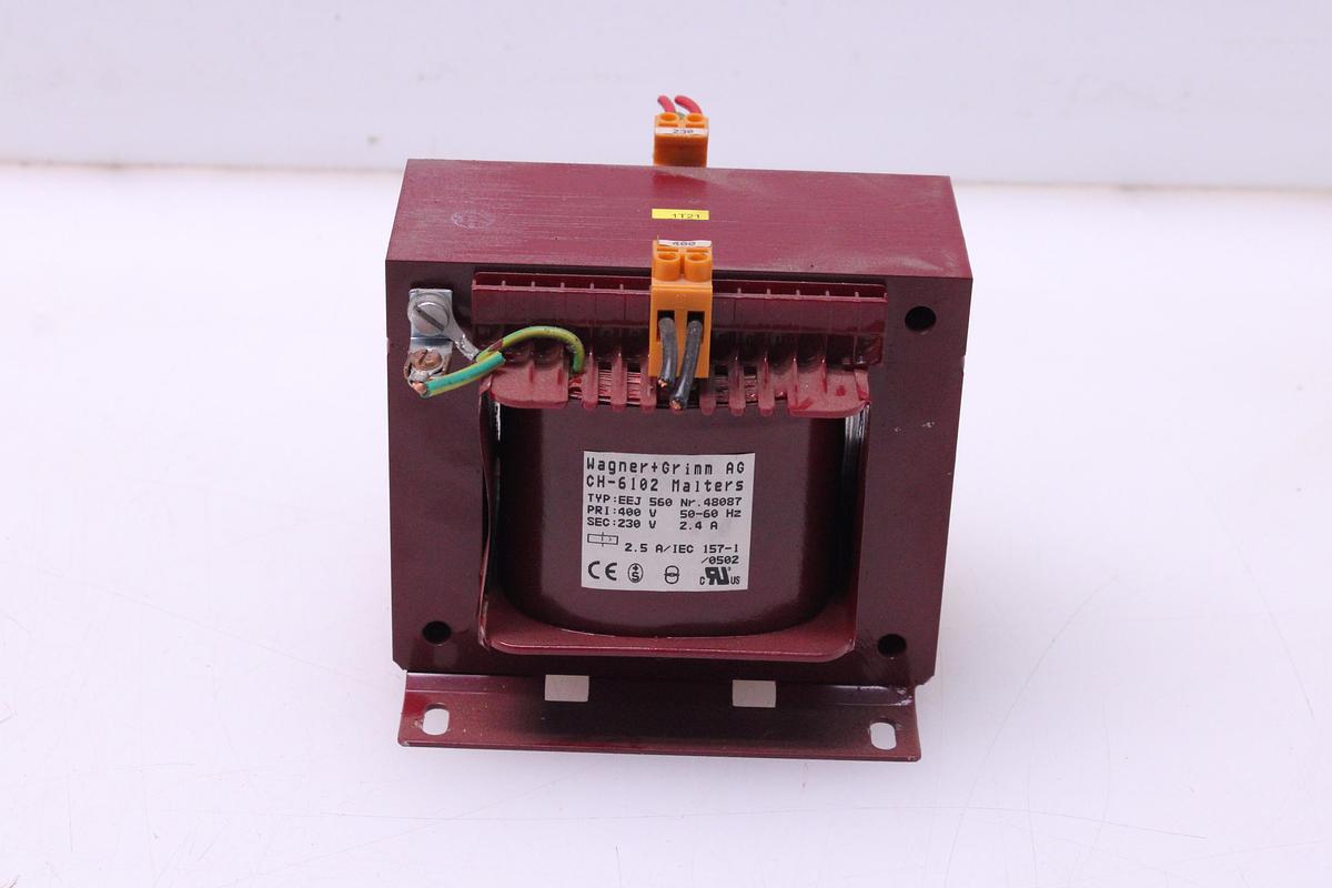 Usado Transformador Wagner + Grimm CH-6102 400/230V