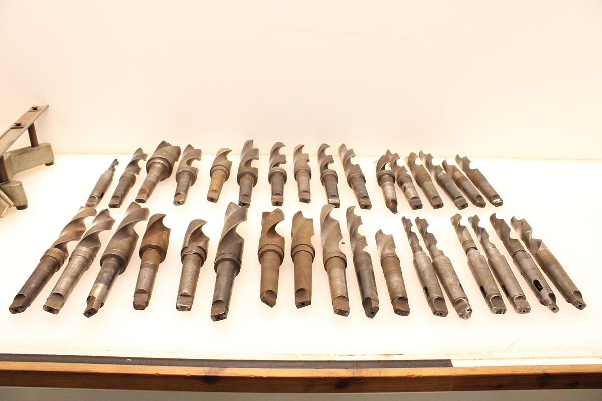 Usado 33 Brocas Mango Cónico MT4 - 17,5 hasta 64 mm