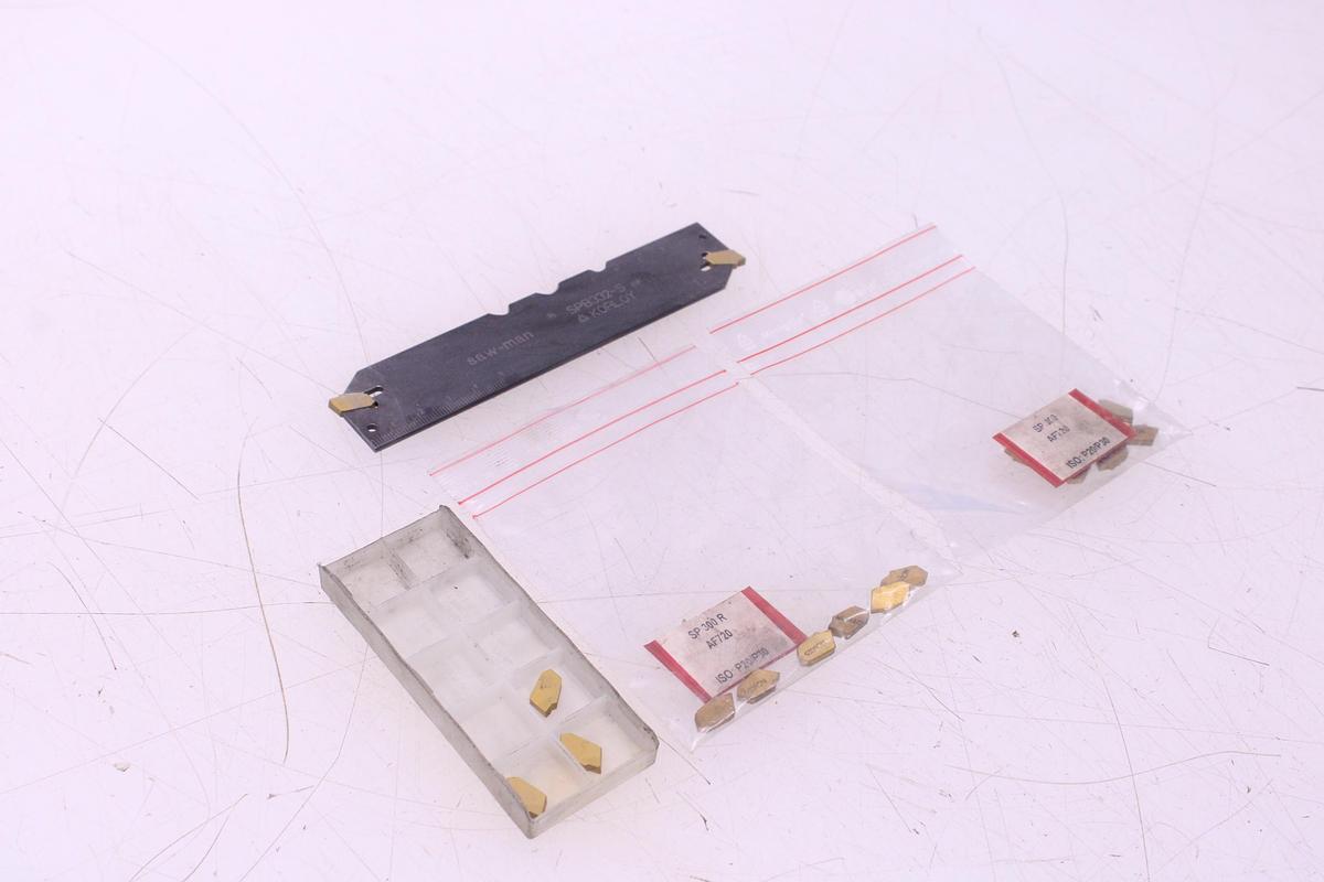 Usado Lama de Tronzado Korloy SPB332-S + Widias SP300