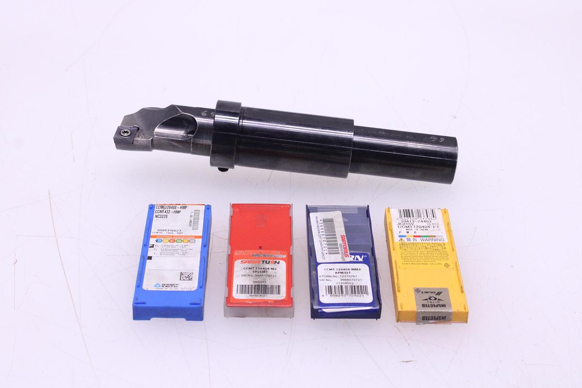 Usado Herramienta Portaplaquitas + Widias CCMT1204