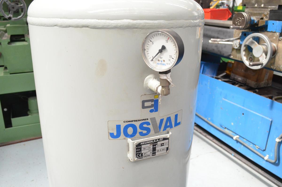 Usado Calderín Deposito aire Josval 100Ltrs. 10Bar
