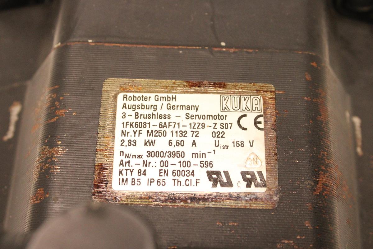 Usado Servomotor KUKA 1FK6081-6AF71-1ZZ9-Z S07