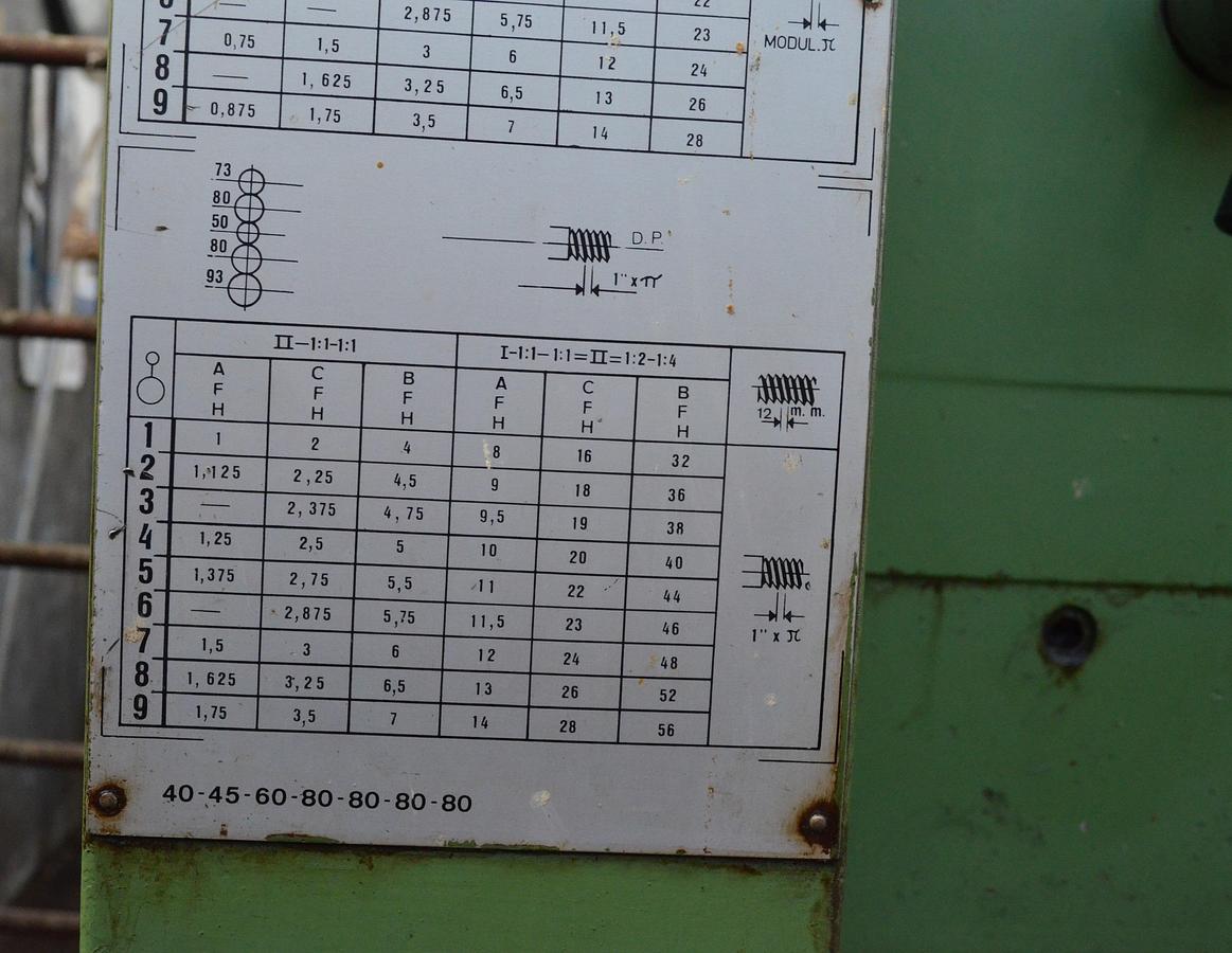 Usado Sarrià - Torno Gurutzpe Super AT 8000-600 - 8m 1200 volteo