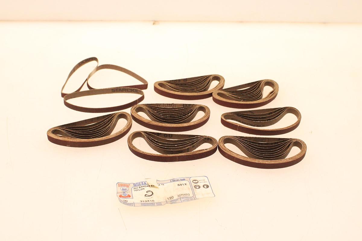 Usado Lote Cintas Abrasivas ERSTA 313x10mm Grano 120